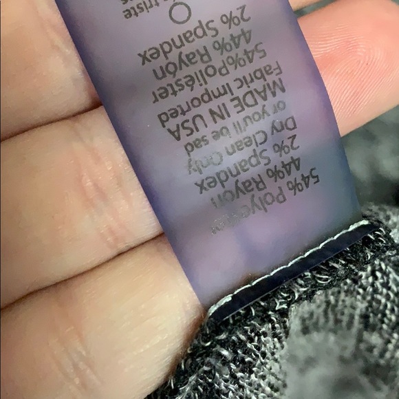 LuLaRoe Sarah Cardigan Duster Grey Heathered - Picture 3 of 4